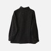 K-Fashion Plaid Lapel Relaxed Shirt