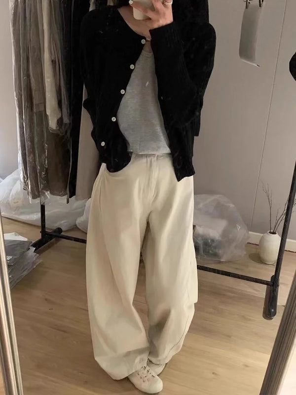 2000s Metro High-Rise Relaxed Western Style Denim