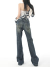 Retro Flare High-Rise Denim