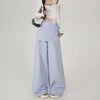 Lace-Up Vintage High-Rise Trousers