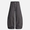 Y2K Wide Leg Pantolon, model üzerinde — Navra Wear