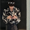 Ink Wash K-Style Dark Casual Long Top