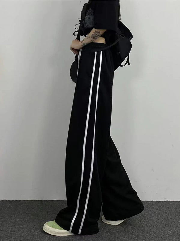 Stripe High-Rise Vintage Trousers alternatif görünüm