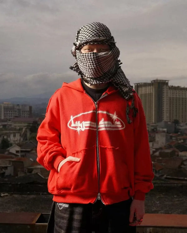 Rebel Zip Vintage Hoodie