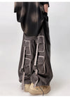 İspanyol Paça Jean Pantolon, model üzerinde — Navra Wear