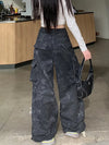 2000s Black Cyber Utility Denim