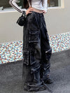 Black Rinse Streetware Relaxed Utility Denim
