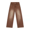 Relaxed Slim Fit High-Rise Wide Denim