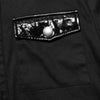 Specter Asymmetric Black Button Shirt