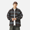Everyday Plaid Easy Long Sleeve Top
