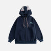 Kedi Baskılı Oversize Sweatshirt, model üzerinde — Navra Wear
