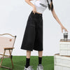 Timeless Wide Leg Denim Shorts