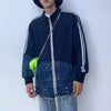 Premium Striped Tassel Relaxed Denim Jacket