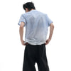 Gradient Distress-Washed Airflow Short Sleeve T-Shirt