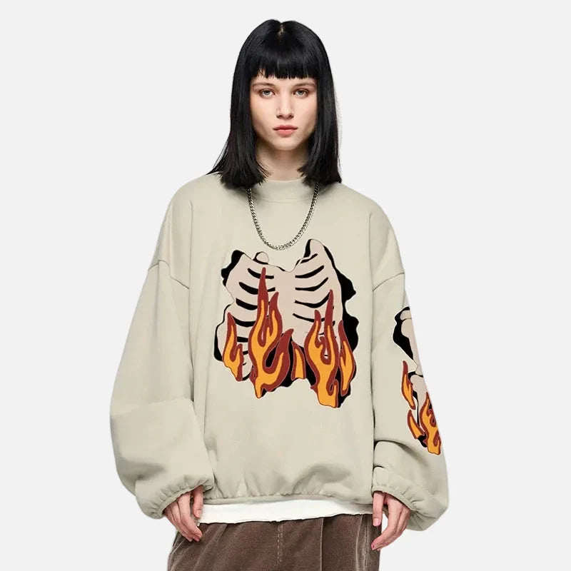 Inferno Bones Graphic Sweatshirt