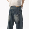 Baggy Grafiti Baskılı Jean Pantolon, kombin görünüm — Navra Wear