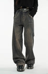 Rust High-Rise Denim