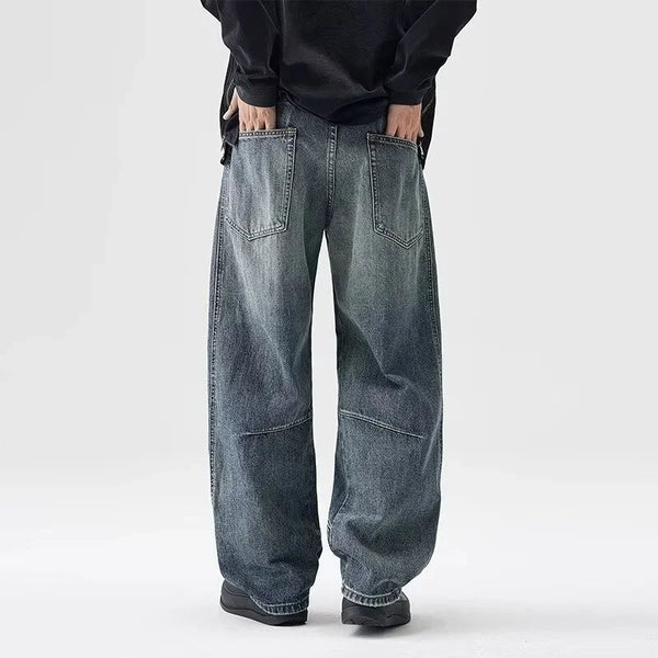 Men's Sleek Heritage Classic Bell Leg Denim alternatif görünüm