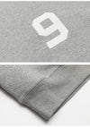 Numara Baskılı Sweatshirt, kombin görünüm — Navra Wear