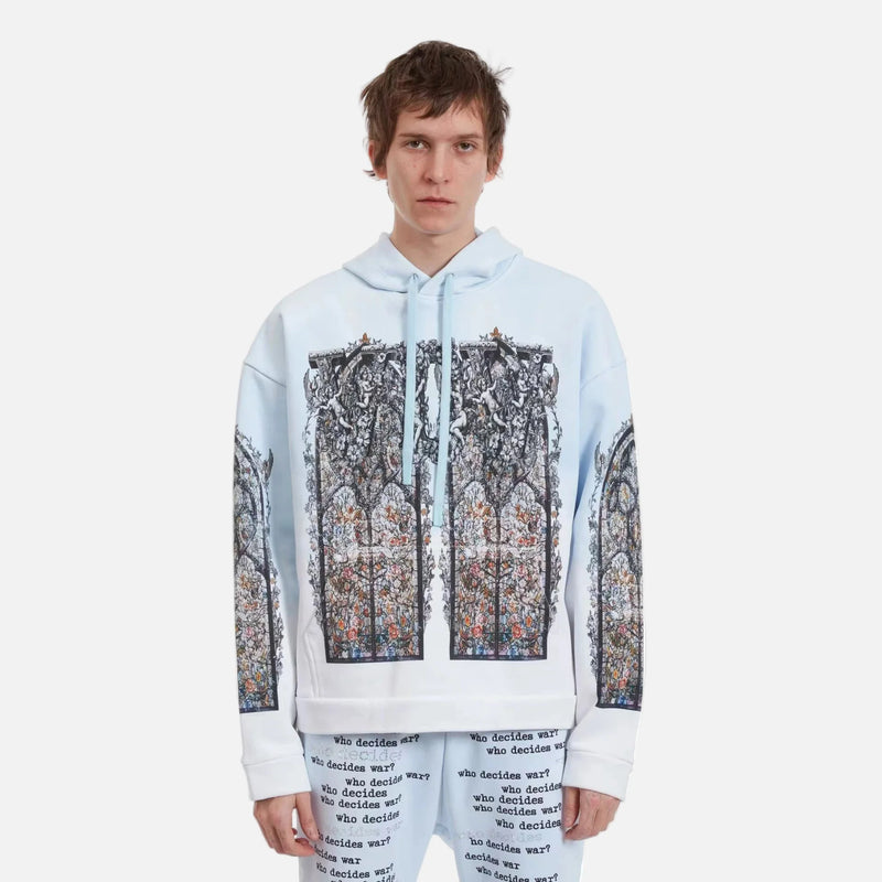 2000s Blue Gradient Heritage Faded Sweatshirt