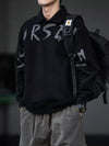 Dark Script Polo Boxy Top