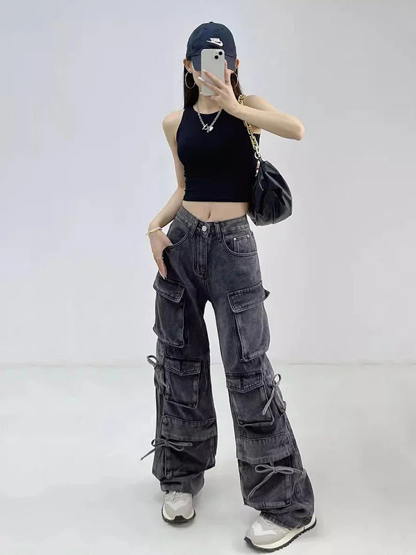 Heritage Wash Bandage High-Rise Denim alternatif görünüm