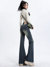 Slimming High-Rise Blue Skinny Denim