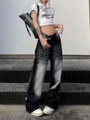 2000s Metro Western Style Oversized Bell Leg Denim