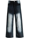 2000s Metro Western Style Oversized Bell Leg Denim