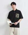 Colorblock Smiley Cartoon Sport-Collar Sundaze T-Shirt