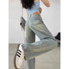 Classic Faded High-Rise Wide Denim