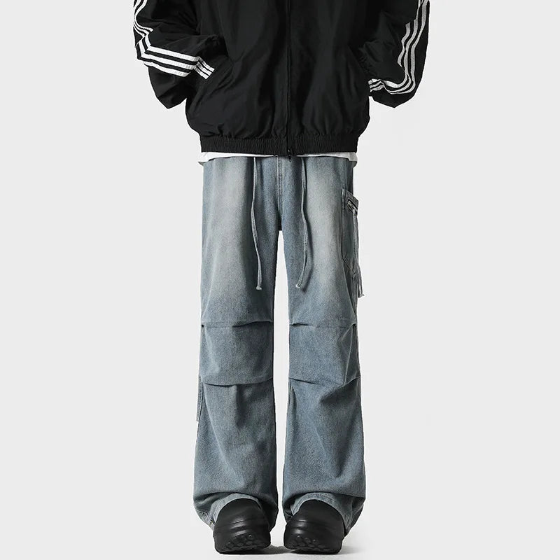 Metro Pintuck Relaxed Street Jeans