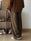 Stretch Waist Wide-Leg