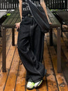 Classic Black Heritage Stitchwork Oversized Relaxed Denim
