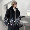 Dark Dye Drop Hood Sweatshirt