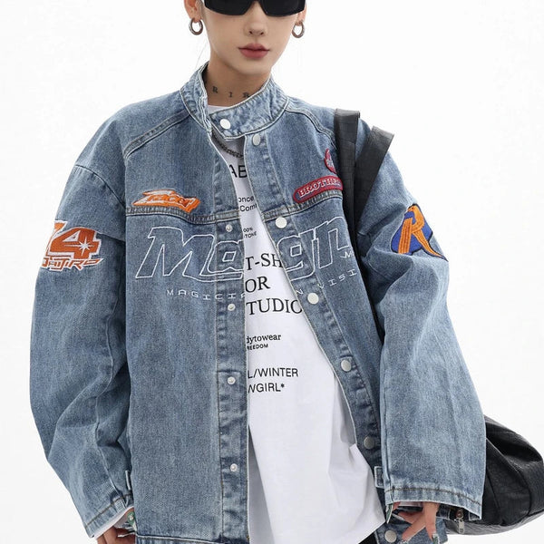 Women Classic City-Ready Light Indigo Denim Jacket alternatif görünüm