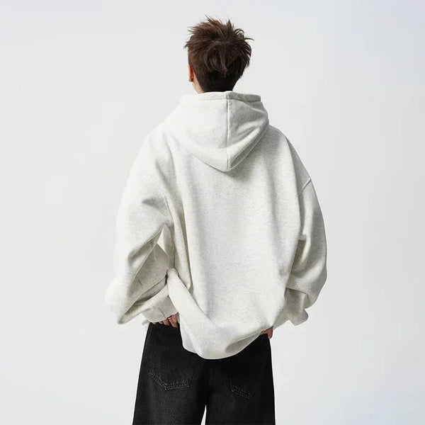 Men's Metro Cool Oversized Embroidered Sweatshirt alternatif görünüm
