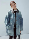Classic Relaxed Eastern Spliced Denim Jacket