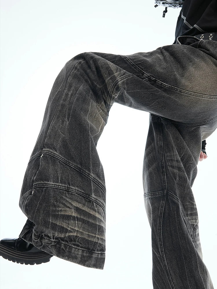 Wardrobe Staple Wornout Rinse Bell Relaxed Denim