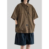 Vintage Oversize Japon Baskılı Gömlek, kombin görünüm — Navra Wear