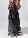 Heritage Dark Stitchwork Bell Leg Denim
