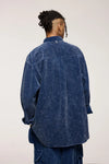Easy Oversized Classic Button Top