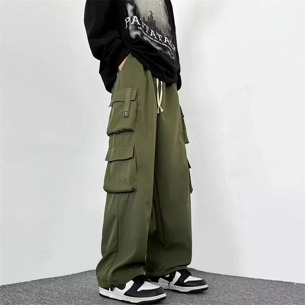 Heritage Pocket Drawcord Relaxed Wide Pants alternatif görünüm