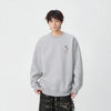 Y2K Soyut Baskılı Sweatshirt, detay görünüm — Navra Wear