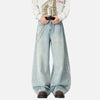 2000s Light Blue Torn Relaxed Bell Leg Denim