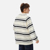 Stripe Drop Half-Zip Sweatshirt