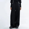 Pleat Drape Solid Trousers
