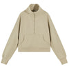 Fermuarlı Polar Sweatshirt, kombin görünüm — Navra Wear