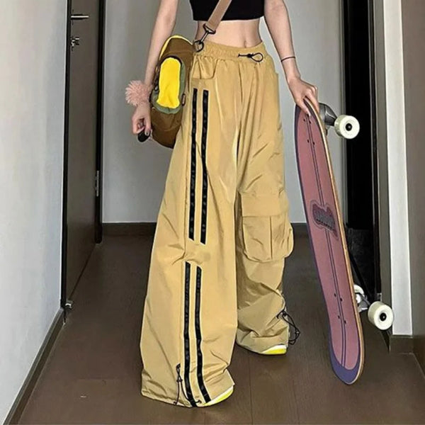 High-Rise Yellow Heritage Street Pants alternatif görünüm
