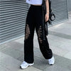 Bol Kesim Kelebek Baskılı Pantolon, kombin görünüm — Navra Wear